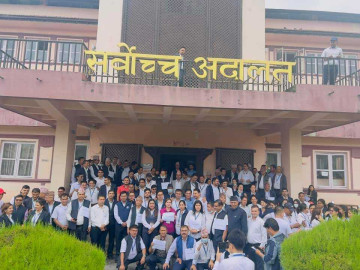 नासु कुटिएको विरोधमा देशभर अदालतका कर्मचारी आन्दोलित 